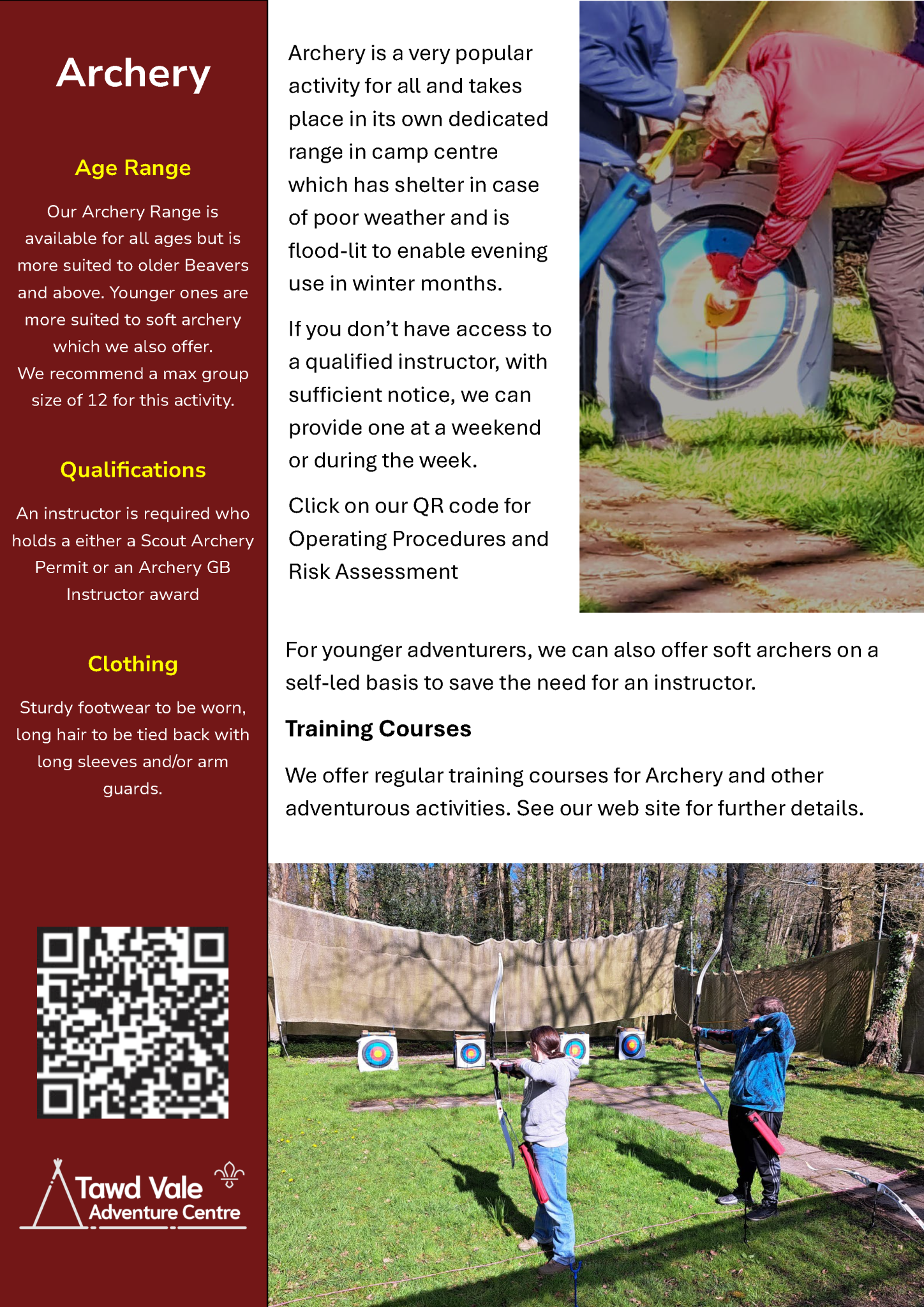 Archery – Tawd Vale Adventure Centre